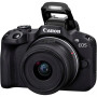 Canon , EOS R50 + RF-S 18-45mm F4.5-6.3 IS STM + RF-S 55-210mm F5-7.1 IS STM (SIP) , Megapixel 24.2 MP , Image stabilizer , ISO sensitivity (max) 32000 , Display diagonal 2.95 , Wi-Fi , Video recording , Automatic, manual , CMOS , Black