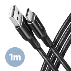 AXAGON Data and charging USB 2.0 cable, 1 m , BUCM-AM10AB , USB-C to USB-A