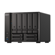 QNAP , 9-Bay QuTS hero NAS , TS-H973AX-8G , Up to 9 HDD/SSD Hot-Swap , AMD Ryzen , Ryzen V1500B Quad-Core , Processor frequency 2.2 GHz , 8 GB , DDR4