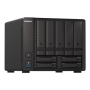 QNAP , 9-Bay QuTS hero NAS , TS-H973AX-8G , Up to 9 HDD/SSD Hot-Swap , AMD Ryzen , Ryzen V1500B Quad-Core , Processor frequency 2.2 GHz , 8 GB , DDR4