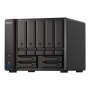 QNAP , 9-Bay QuTS hero NAS , TS-H973AX-8G , Up to 9 HDD/SSD Hot-Swap , AMD Ryzen , Ryzen V1500B Quad-Core , Processor frequency 2.2 GHz , 8 GB , DDR4