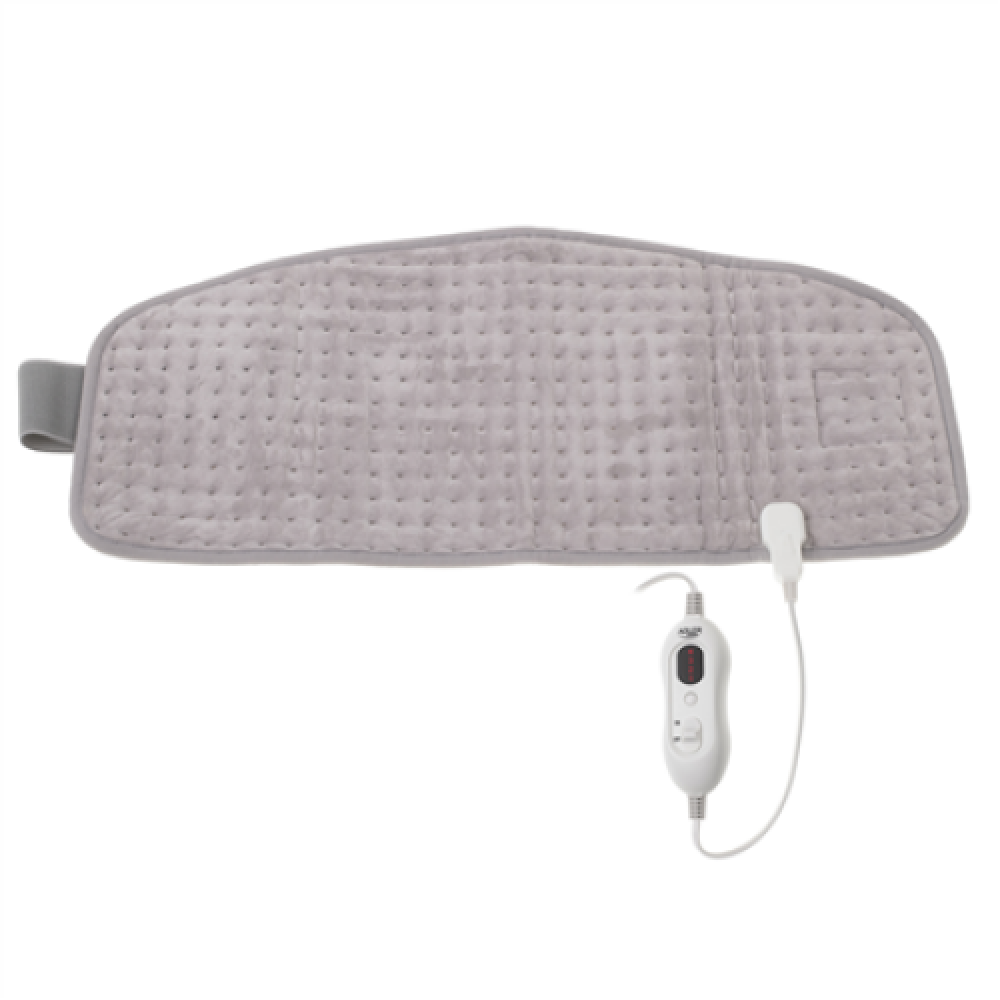 Adler , Heating belt on he loins , AD 7437 , Number of heating levels 4 , Number of persons 1 , Remote control , 100 W , Light Grey