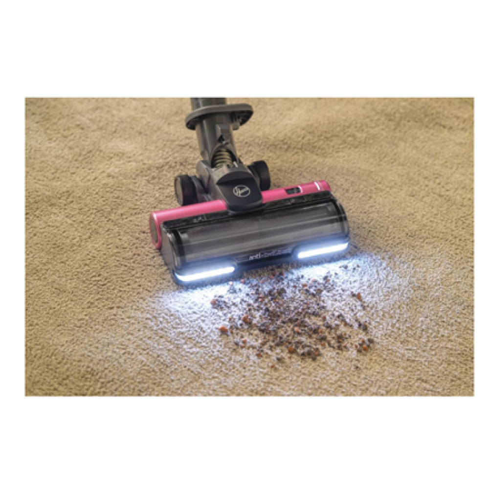 Hoover , Vacuum Cleaner , HF920H 011 , Cordless operating , 350 W , 21.6 V , Operating time (max) 30 min , Rose Pink , Warranty 24 month(s)