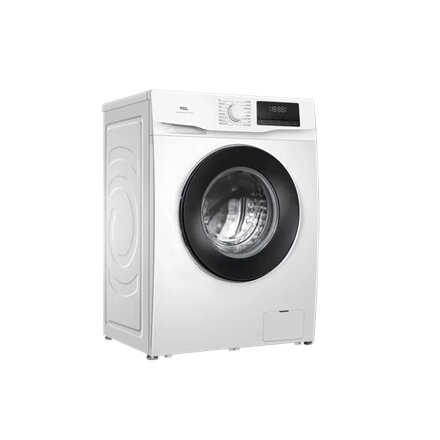TCL , Washing machine , FF0610WB0 , Energy efficiency class B , Front loading , Washing capacity 6 kg , 1000 RPM , Depth 45 cm , Width 60 cm , LED , Steam function , White