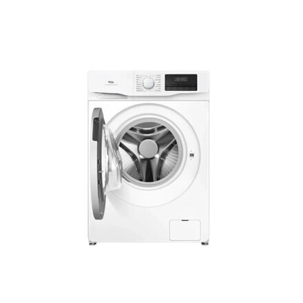 TCL , Washing machine , FF0610WB0 , Energy efficiency class B , Front loading , Washing capacity 6 kg , 1000 RPM , Depth 45 cm , Width 60 cm , LED , Steam function , White