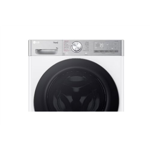 LG , Washing Machine , F2WR909P3W , Energy efficiency class A , Front loading , Washing capacity 9 kg , 1200 RPM , Depth 47.5 cm , Width 60 cm , LED , Steam function , Direct drive , Wi-Fi , White