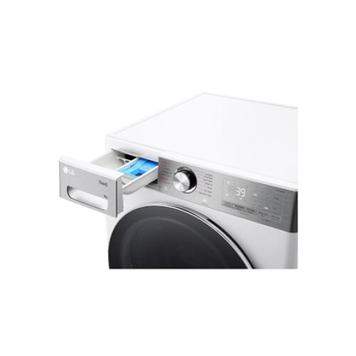 LG , Washing Machine , F2WR909P3W , Energy efficiency class A , Front loading , Washing capacity 9 kg , 1200 RPM , Depth 47.5 cm , Width 60 cm , LED , Steam function , Direct drive , Wi-Fi , White