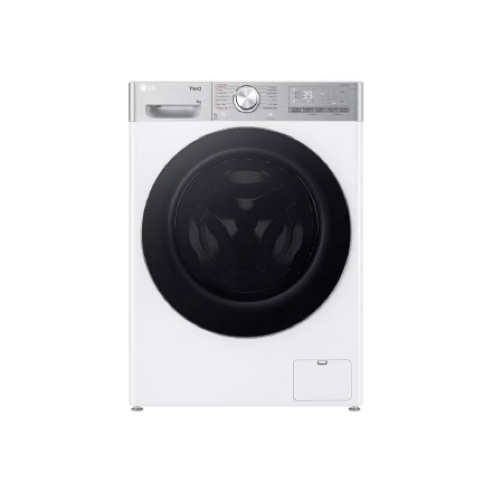 LG , Washing Machine , F2WR909P3W , Energy efficiency class A-10% , Front loading , Washing capacity 9 kg , 1200 RPM , Depth 47.5 cm , Width 60 cm , LED , Steam function , Direct drive , Wi-Fi , White