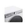 LG , Washing Machine , F2WR909P3W , Energy efficiency class A , Front loading , Washing capacity 9 kg , 1200 RPM , Depth 47.5 cm , Width 60 cm , LED , Steam function , Direct drive , Wi-Fi , White