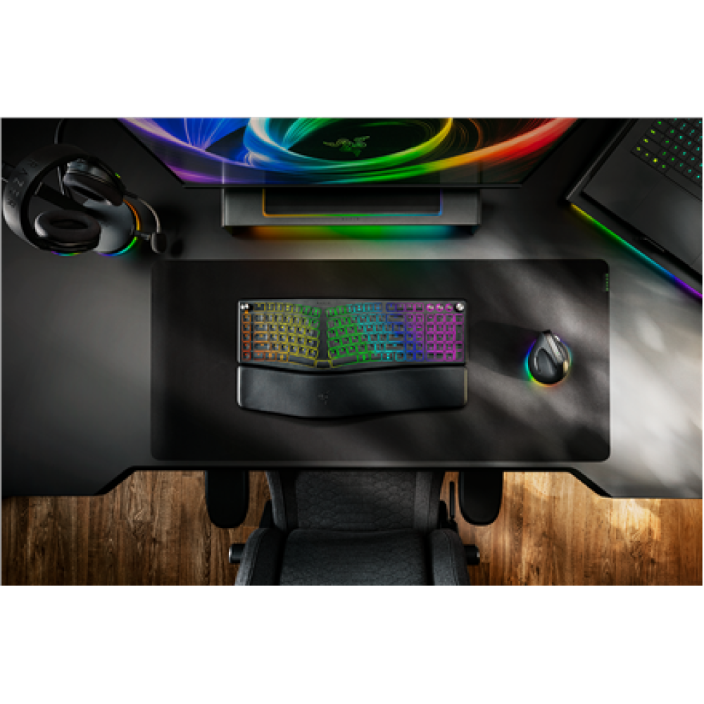 Razer Pro Type Ergo , Keyboard , Wireless , US , Bluetooth , Scissor-switch membrane