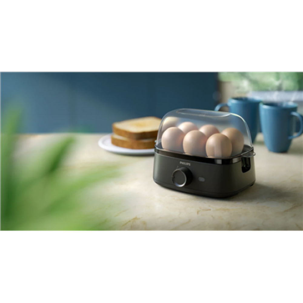 Philips , Egg Cooker , HD9137/90 , Deep black , 400 W