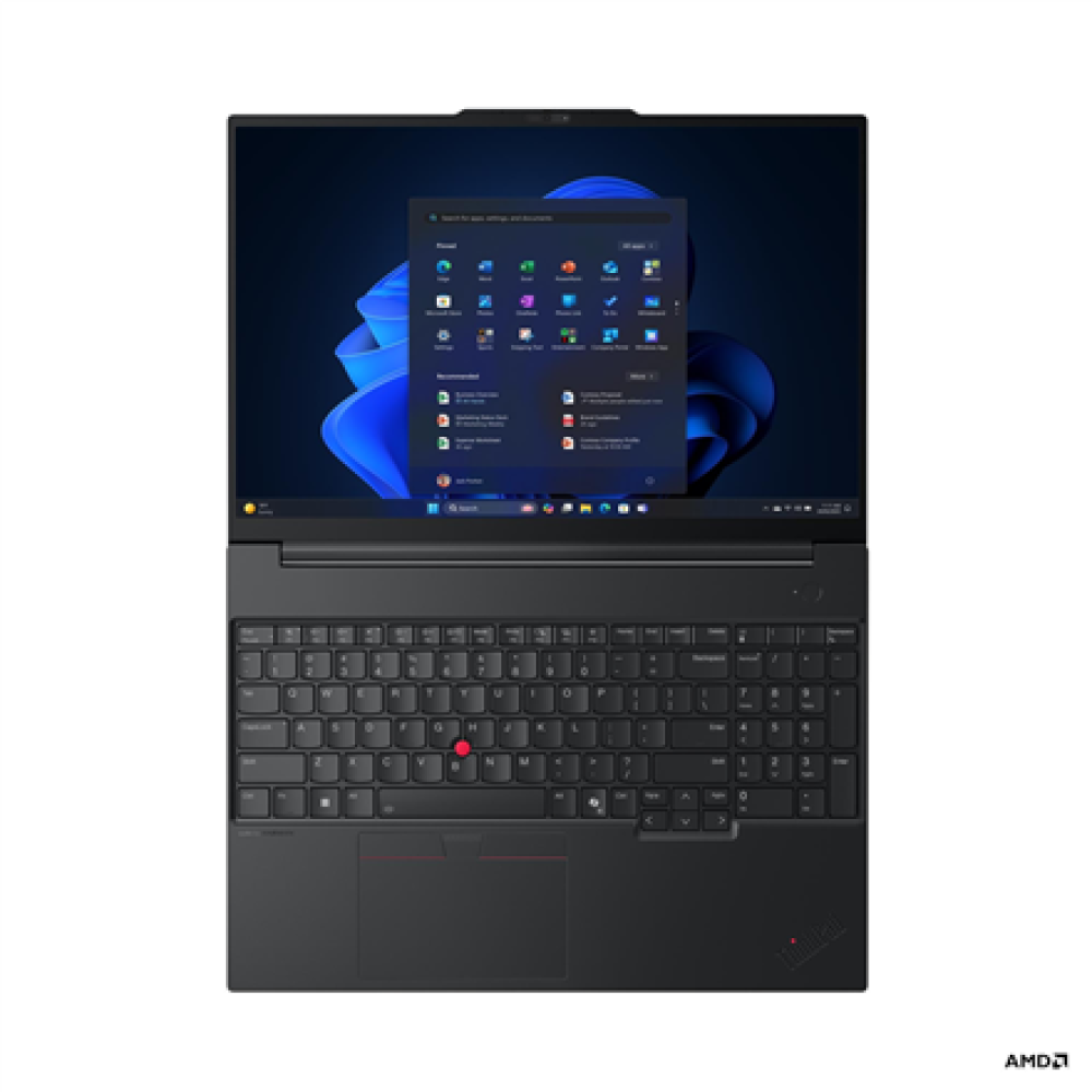 Lenovo ThinkPad E16 G3 AMD , Black , 16 , IPS , WUXGA , 1920 x 1200 pixels , Anti-glare , AMD Ryzen 7 , 250 , 32 GB , SO-DIMM DDR5 , Solid-state drive capacity 512 GB , AMD Radeon 780M Graphics , Windows 11 Pro , 802.11ax , Bluetooth version 5.3 , Keyboar
