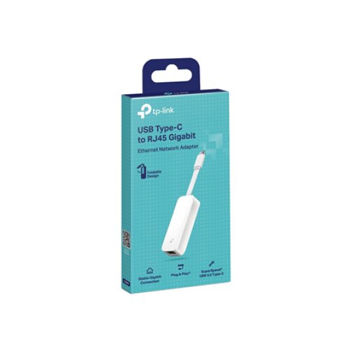 TP-LINK , UE300C , USB Type-C to RJ45 Gigabit Ethernet Network Adapter , 10/100/1000 Mbit/s