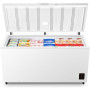 Gorenje , Freezer , FH50EAW , Energy efficiency class E , Chest , Free standing , Height 84.7 cm , Total net capacity 500 L , Display , White