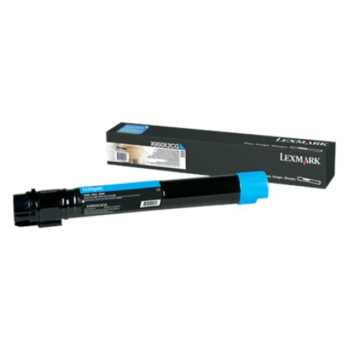 Lexmark X950X2CG , X95x Cyan Extra High Yield Toner Cartridge (22K) , Cartridge , Cyan