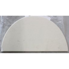 SALE OUT. TunaBone , Half moon pizza stone, 190 mm for Kamado 23/24inch , CHIPPED CORNER