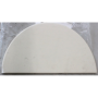 SALE OUT. TunaBone , Half moon pizza stone, 190 mm for Kamado 23/24inch , CHIPPED CORNER