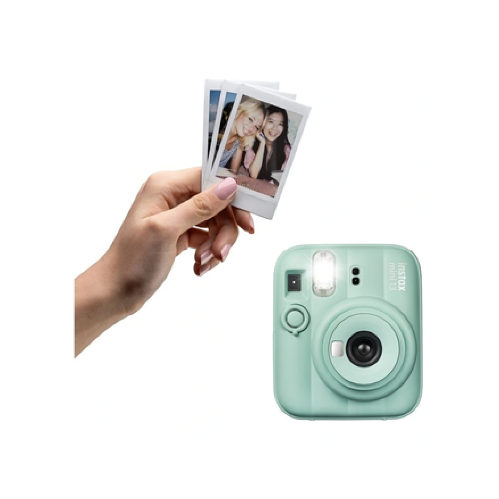 Fujifilm Instant Camera , Instax mini 13 + Instax Mini Glossy (10pl) , Green , 0.3m - ∞ , 800