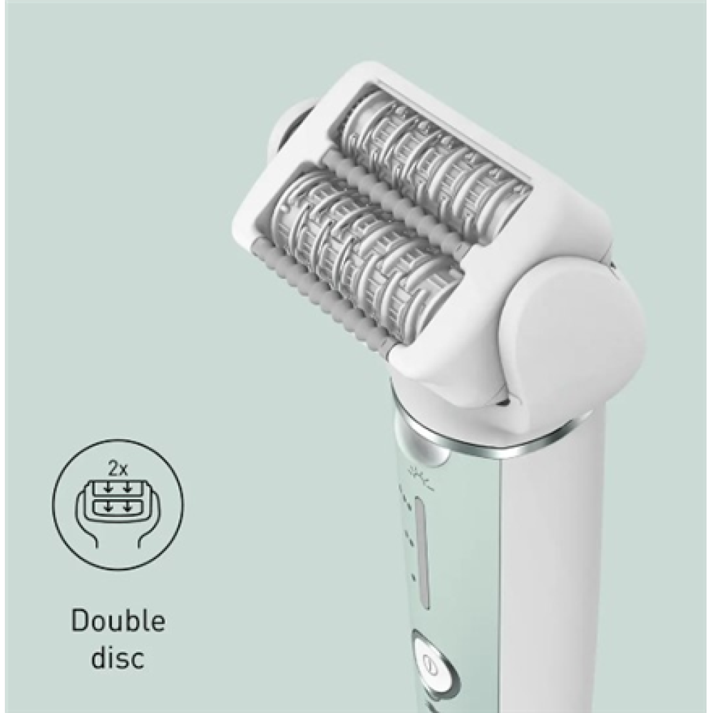 Panasonic ES-EY70A-G503 Epilator, White/Green , Panasonic