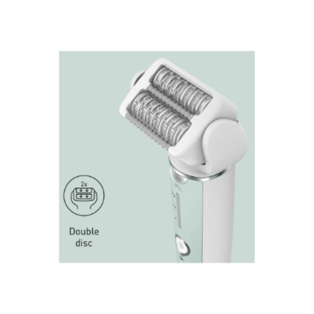 Panasonic ES-EY70A-G503 Epilator, White/Green , Panasonic