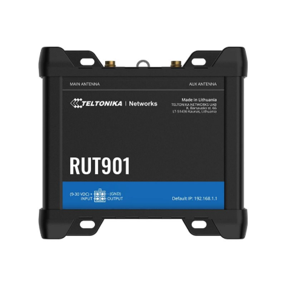 LTE CAT 4 Router , RUT901 , 802.11n , 10/100 Mbit/s , Ethernet LAN (RJ-45) ports 4 , Mesh Support No , MU-MiMO No , 4G