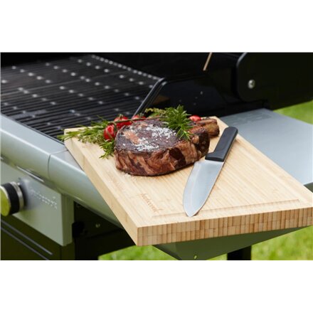 Barbecook , Bamboo cutting board with groove FSC, 40 x 30 x 3 cm (per 3 pcs) , BC-ACC-7306