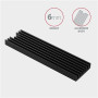 AXAGON Passive aluminum heatsink for all M.2 SSDs, size 2280, high 6 mm , CLR-M2L6