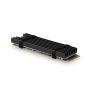 AXAGON Passive aluminum heatsink for all M.2 SSDs, size 2280, high 6 mm , CLR-M2L6