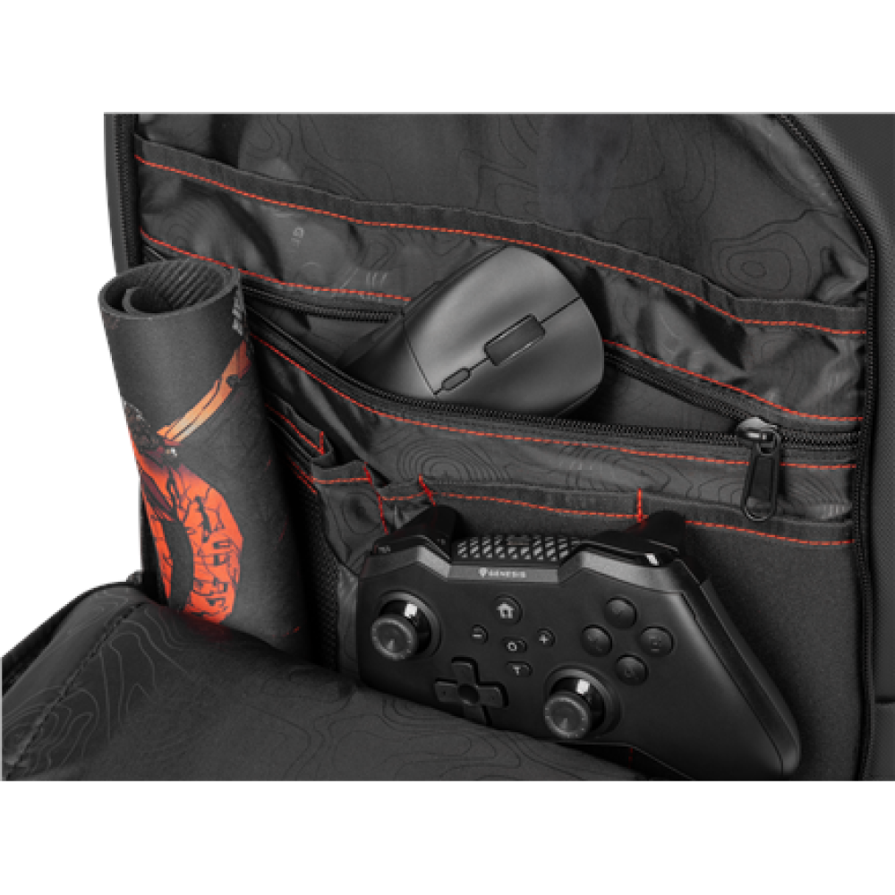 Genesis Pallad 510 , Fits up to size 17.3 , Backpack , Shoulder strap , Black