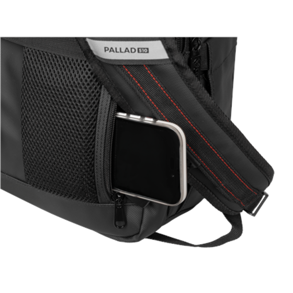 Genesis Pallad 510 , Fits up to size 17.3 , Backpack , Shoulder strap , Black