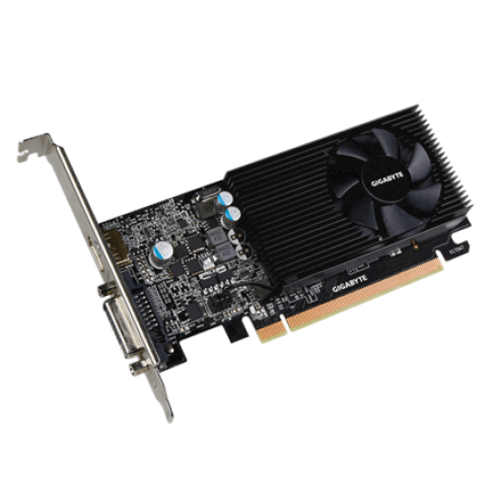 Gigabyte , NVIDIA , 2 GB , GeForce GT 1030 , GDDR5 , Cooling type Active , DVI-D ports quantity 1 , HDMI ports quantity 1 , PCI Express 3.0 , Memory clock speed 6008 MHz , Processor frequency 1257 MHz