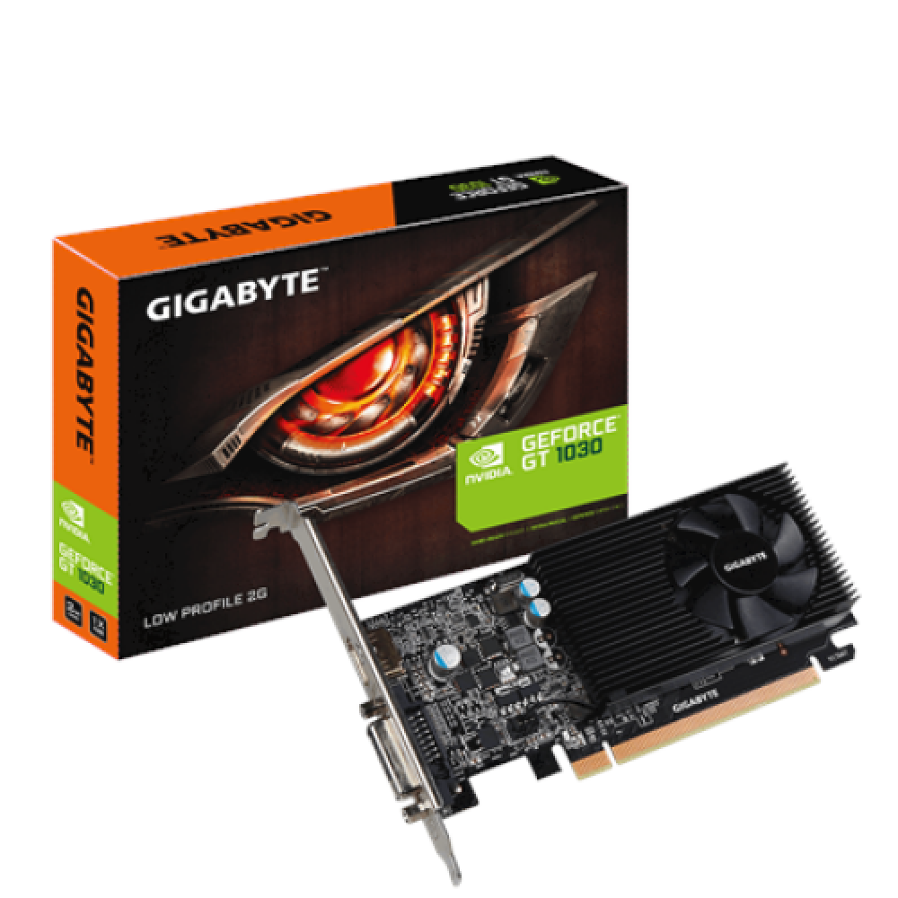 Gigabyte , NVIDIA , 2 GB , GeForce GT 1030 , GDDR5 , Cooling type Active , DVI-D ports quantity 1 , HDMI ports quantity 1 , PCI Express 3.0 , Memory clock speed 6008 MHz , Processor frequency 1257 MHz