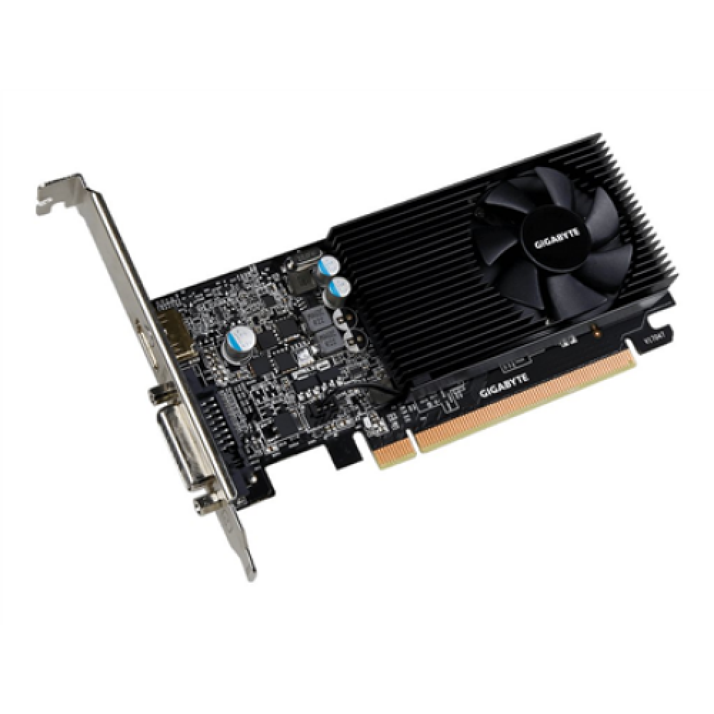 Gigabyte , NVIDIA , 2 GB , GeForce GT 1030 , GDDR5 , Cooling type Active , DVI-D ports quantity 1 , HDMI ports quantity 1 , PCI Express 3.0 , Memory clock speed 6008 MHz , Processor frequency 1257 MHz