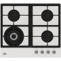 BEKO Hob , HILW64225SW , Gas , Number of burners/cooking zones 4 , Knob , White