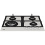 BEKO Hob , HILW64225SW , Gas , Number of burners/cooking zones 4 , Knob , White