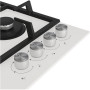 BEKO Hob , HILW64225SW , Gas , Number of burners/cooking zones 4 , Knob , White