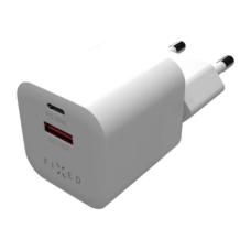 Fixed Mini USB-C/USB Travel Charger 20W , FIXC20M-CU-WH