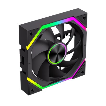 Gamemax FN12A-N2 WL , Case fan , Black