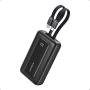 Anker , Power Bank , A1681G11 , 20000 mAh , USB-C 30W, Lightning 27W , Built-In USB-C and Lightning Cables , Black