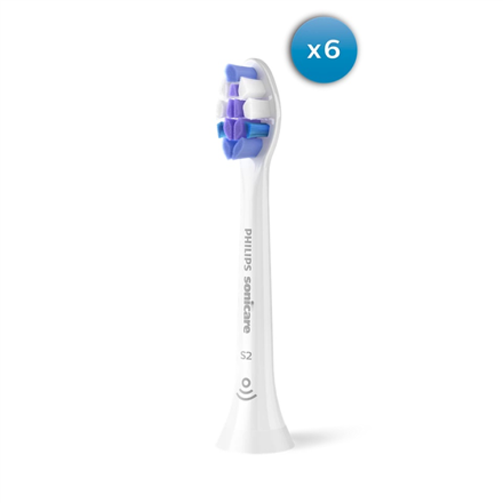 Philips , Replacement brush heads , HX6056/87 Sonicare Sensitive , Heads , For adults , Number of brush heads included 6 , White