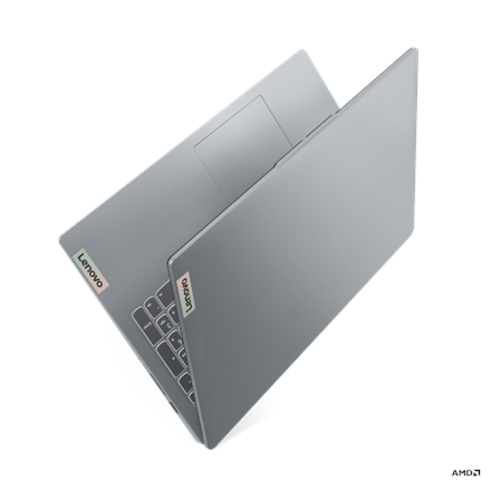 Lenovo IdeaPad Slim 3 15AMN8 , Arctic Grey , 15.6 , IPS , FHD , 1920 x 1080 pixels , Anti-glare , AMD Ryzen 3 , 7320U , 8 GB , Soldered LPDDR5 , Solid-state drive capacity 128 GB , AMD Radeon 610M Graphics , Windows 11 Home , 802.11ax , Bluetooth version 