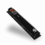 SteelSeries QcK heavy Black, 450 x 400 x 6 mm, Gaming mouse pad