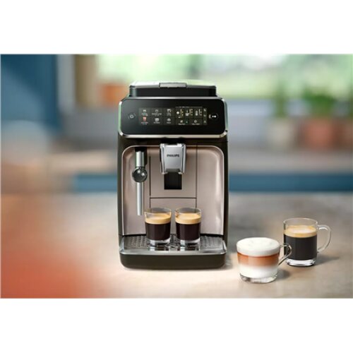 Philips , Espresso Coffee Maker , EP3321/40 , Pump pressure 15 bar , Built-in milk frother , Fully Automatic , 1500 W , Black