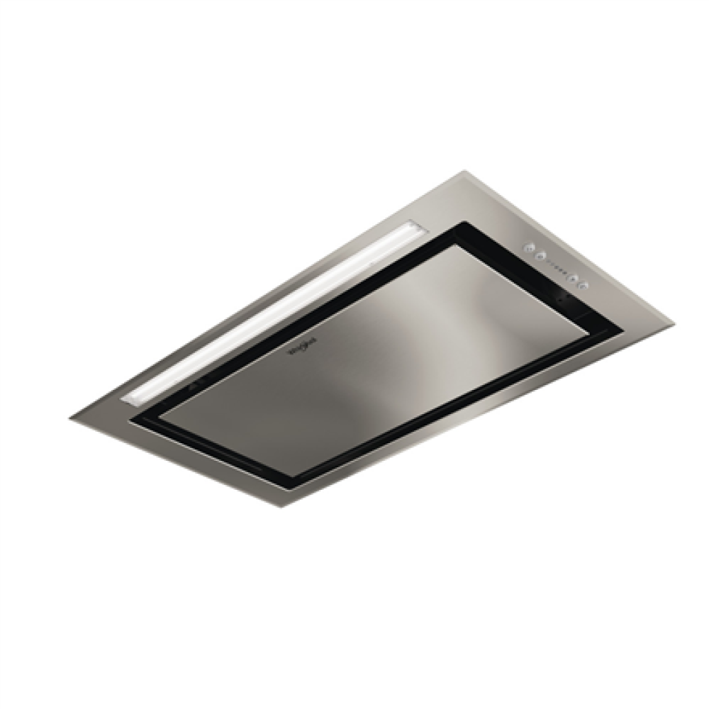 Whirlpool Hood , WCT3 63F LTX , Built-in , Energy efficiency class B , Width 51.4 cm , 430 m³/h , Electronic , LED , Inox