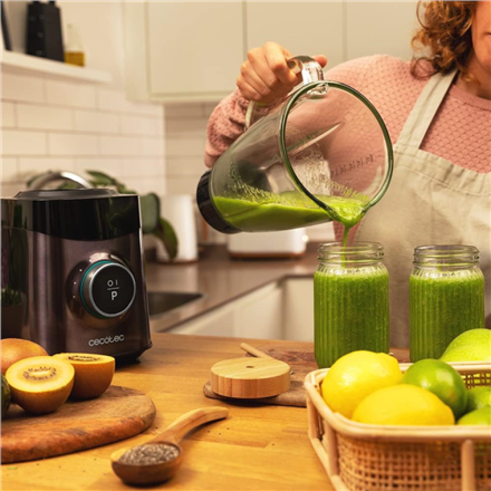 Cecotec Blender , Power Black Titanium 1800 Advance , Tabletop , 1800 W , Jar capacity 1.8 L , Jar material Glass , Ice crushing , Black