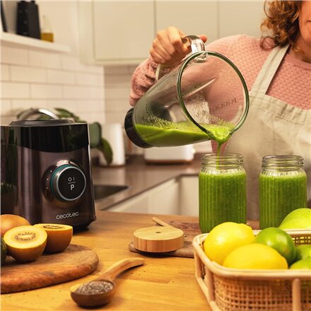 Cecotec Blender , Power Black Titanium 1800 Advance , Tabletop , 1800 W , Jar capacity 1.8 L , Jar material Glass , Ice crushing , Black