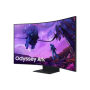 Samsung Quantum Mini-LED Curved Gaming Screen Odyssey Ark 55 , VA, 4K UHD, 3840 x 2160, 16:9, 1 ms, 600 cd/m², Black, HDMI ports quantity 1, 165 Hz