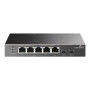 TP-LINK , 5-Port Gigabit Desktop Switch with 4-Port PoE , TL-SG1005P-PD , Unmanaged , Desktop/Wall mountable