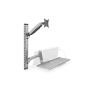 Digitus , Wall mount , Workstation , Adjustable Height, Tilt, Swivel , 27 , Maximum weight (capacity) 6 kg , Silver