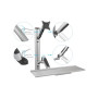 Digitus , Wall mount , Workstation , Adjustable Height, Tilt, Swivel , 27 , Maximum weight (capacity) 6 kg , Silver